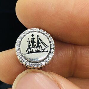 ✨🔥Pandora Boston Massachusetts State Exclusive Iconic Ship Button Charm